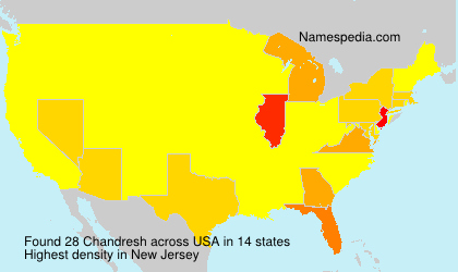 Surname Chandresh in USA Surname Chandresh in USA