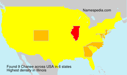 Surname Chanee in USA Surname Chanee in USA