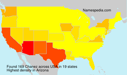 Surname Chanez in USA Surname Chanez in USA