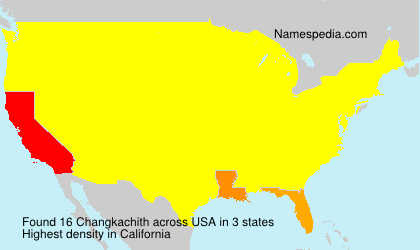 Surname Changkachith in USA Surname Changkachith in USA