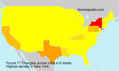 Surname Changlee in USA Surname Changlee in USA