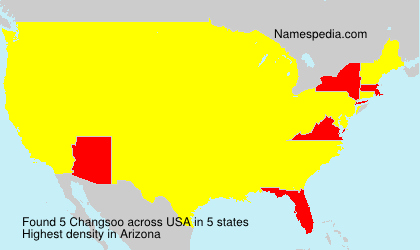 Surname Changsoo in USA Surname Changsoo in USA