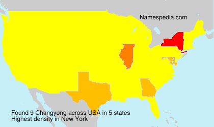 Surname Changyong in USA Surname Changyong in USA