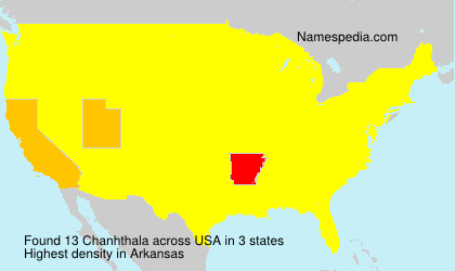 Surname Chanhthala in USA Surname Chanhthala in USA