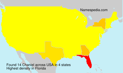 Surname Chaniel in USA Surname Chaniel in USA