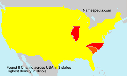 Surname Chanilo in USA Surname Chanilo in USA