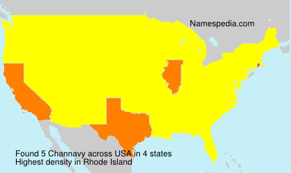 Surname Channavy in USA Surname Channavy in USA