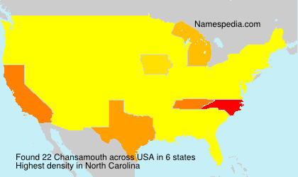 Surname Chansamouth in USA Surname Chansamouth in USA