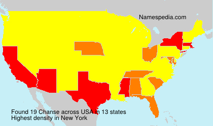 Surname Chanse in USA Surname Chanse in USA