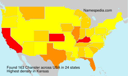 Surname Chansler in USA Surname Chansler in USA