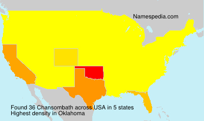 Surname Chansombath in USA Surname Chansombath in USA