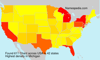 Surname Chant in USA Surname Chant in USA
