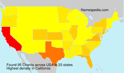 Surname Chanta in USA Surname Chanta in USA
