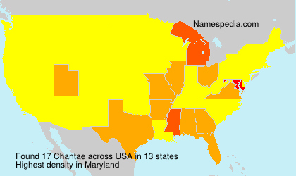 Surname Chantae in USA Surname Chantae in USA