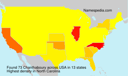 Surname Chanthaboury in USA Surname Chanthaboury in USA