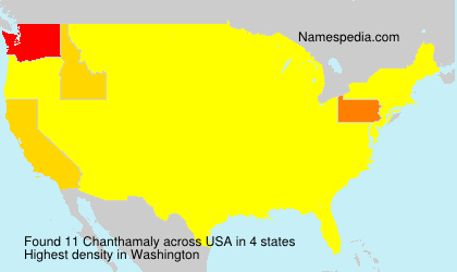 Surname Chanthamaly in USA Surname Chanthamaly in USA