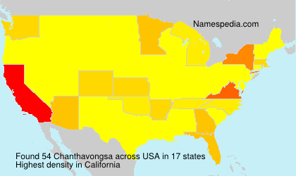 Surname Chanthavongsa in USA Surname Chanthavongsa in USA