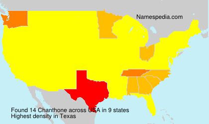 Surname Chanthone in USA Surname Chanthone in USA