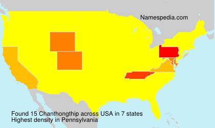 Surname Chanthongthip in USA Surname Chanthongthip in USA