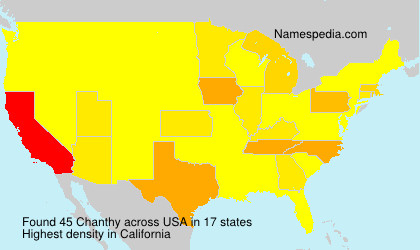 Surname Chanthy in USA Surname Chanthy in USA