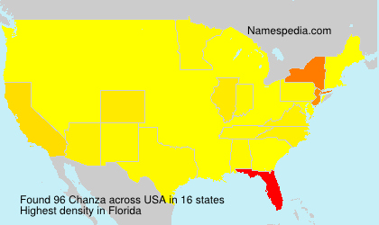 Surname Chanza in USA Surname Chanza in USA