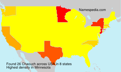 Surname Chaouch in USA Surname Chaouch in USA