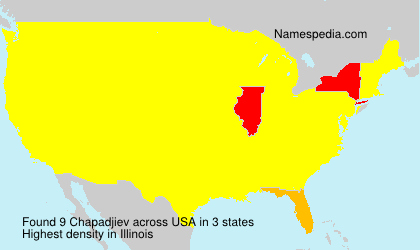 Surname Chapadjiev in USA Surname Chapadjiev in USA