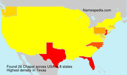 Surname Chapal in USA Surname Chapal in USA