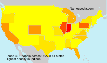 Surname Chapala in USA Surname Chapala in USA