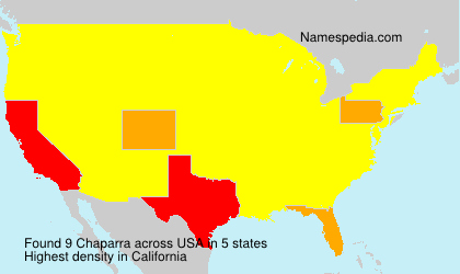 Surname Chaparra in USA Surname Chaparra in USA