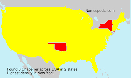 Surname Chapellier in USA Surname Chapellier in USA