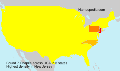 Surname Chapka in USA Surname Chapka in USA