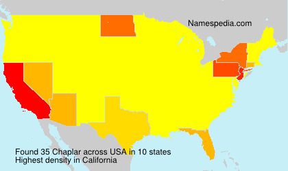 Surname Chaplar in USA Surname Chaplar in USA