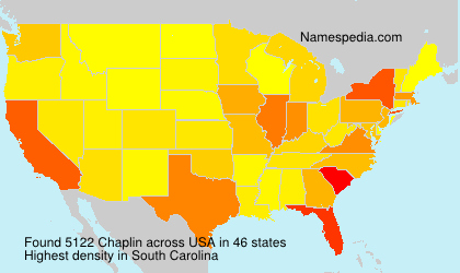 Surname Chaplin in USA Surname Chaplin in USA