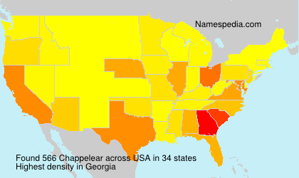 Surname Chappelear in USA Surname Chappelear in USA