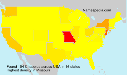 Surname Chappius in USA Surname Chappius in USA