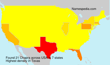 Surname Chapra in USA Surname Chapra in USA