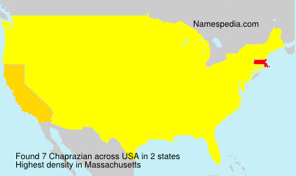 Surname Chaprazian in USA Surname Chaprazian in USA
