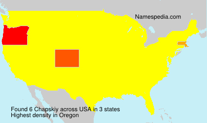 Surname Chapskiy in USA Surname Chapskiy in USA