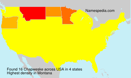 Surname Chapweske in USA Surname Chapweske in USA
