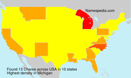 Surname Charee in USA Surname Charee in USA
