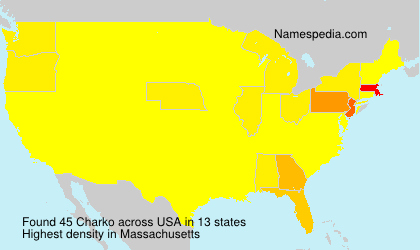 Surname Charko in USA Surname Charko in USA