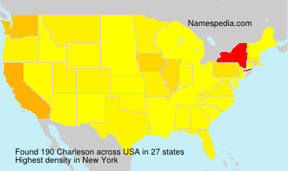 Surname Charleson in USA Surname Charleson in USA
