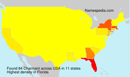 Surname Charmant in USA Surname Charmant in USA