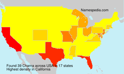 Surname Charna in USA Surname Charna in USA
