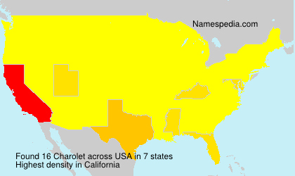 Surname Charolet in USA Surname Charolet in USA