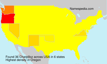 Surname Charpilloz in USA Surname Charpilloz in USA