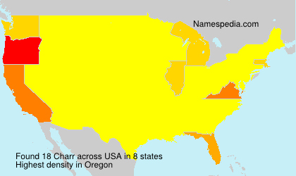 Surname Charr in USA Surname Charr in USA