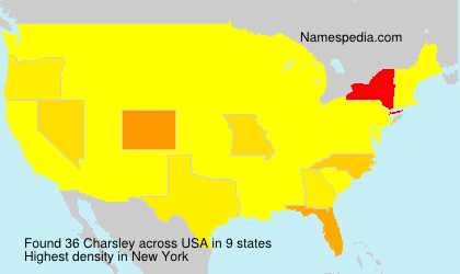 Surname Charsley in USA Surname Charsley in USA