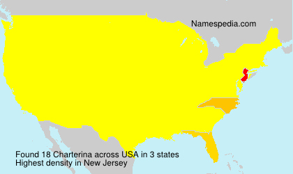 Surname Charterina in USA Surname Charterina in USA